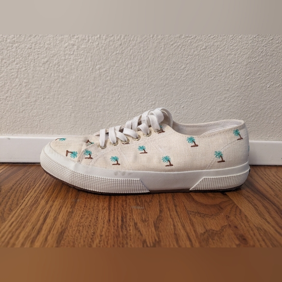 Superga xo Jennifer Meyer sneakers for women with palm trees patterns - Picture 3 of 10